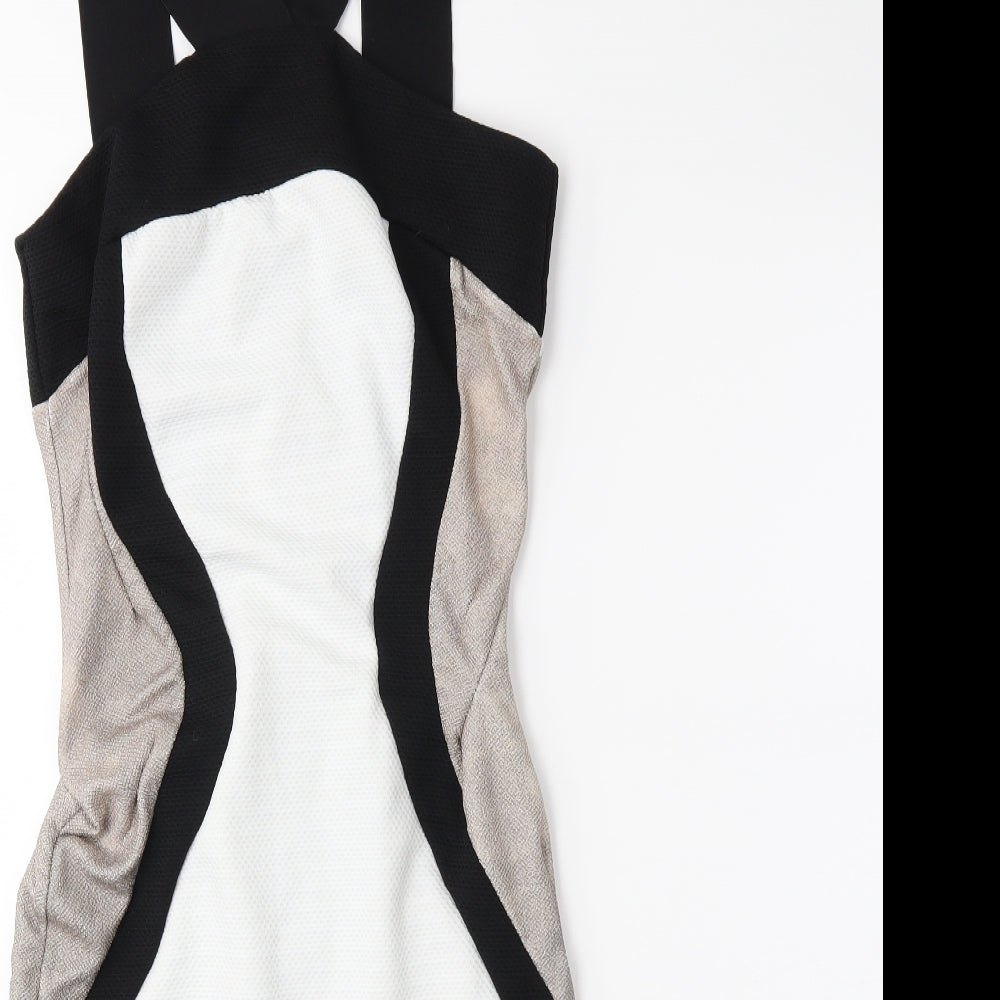 River Island Womens White   Bodycon  Size 10