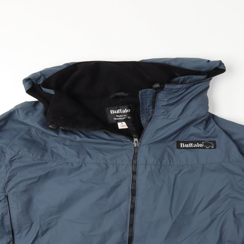 Buffalo Mens Blue   Windbreaker Coat Size L
