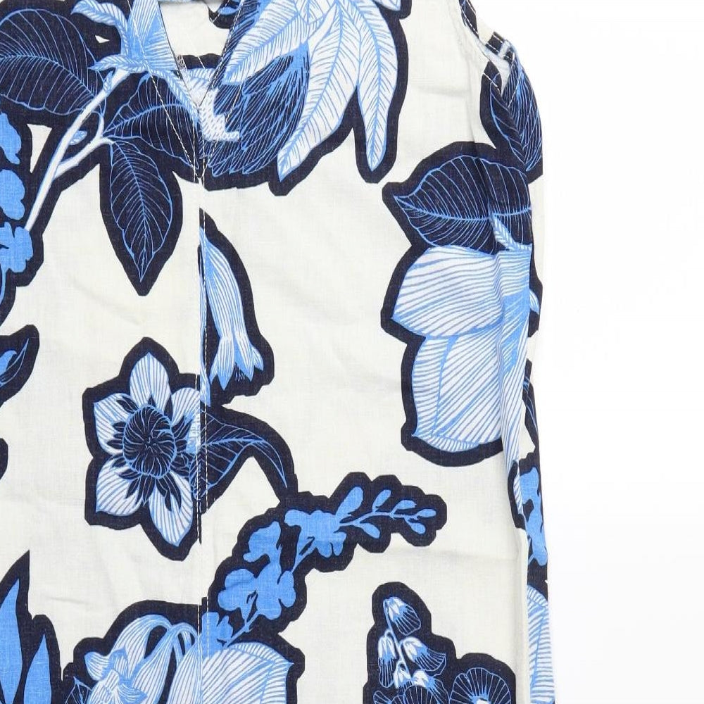 NEXT Womens White Floral  Shift  Size 12