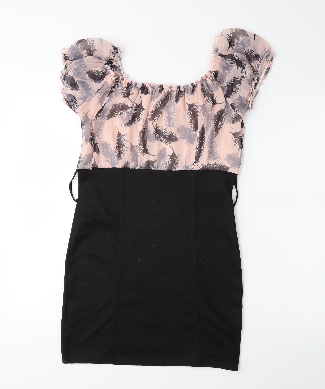 Quiz Womens Pink Floral  Bodycon  Size 12