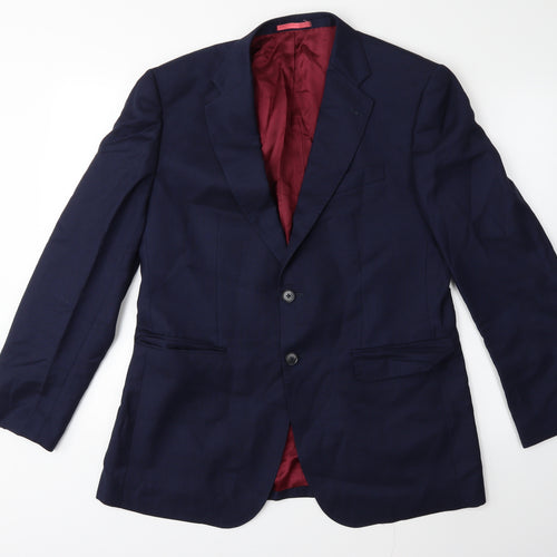 Charles Tyrwhitt Mens Blue   Jacket Suit Jacket Size 40