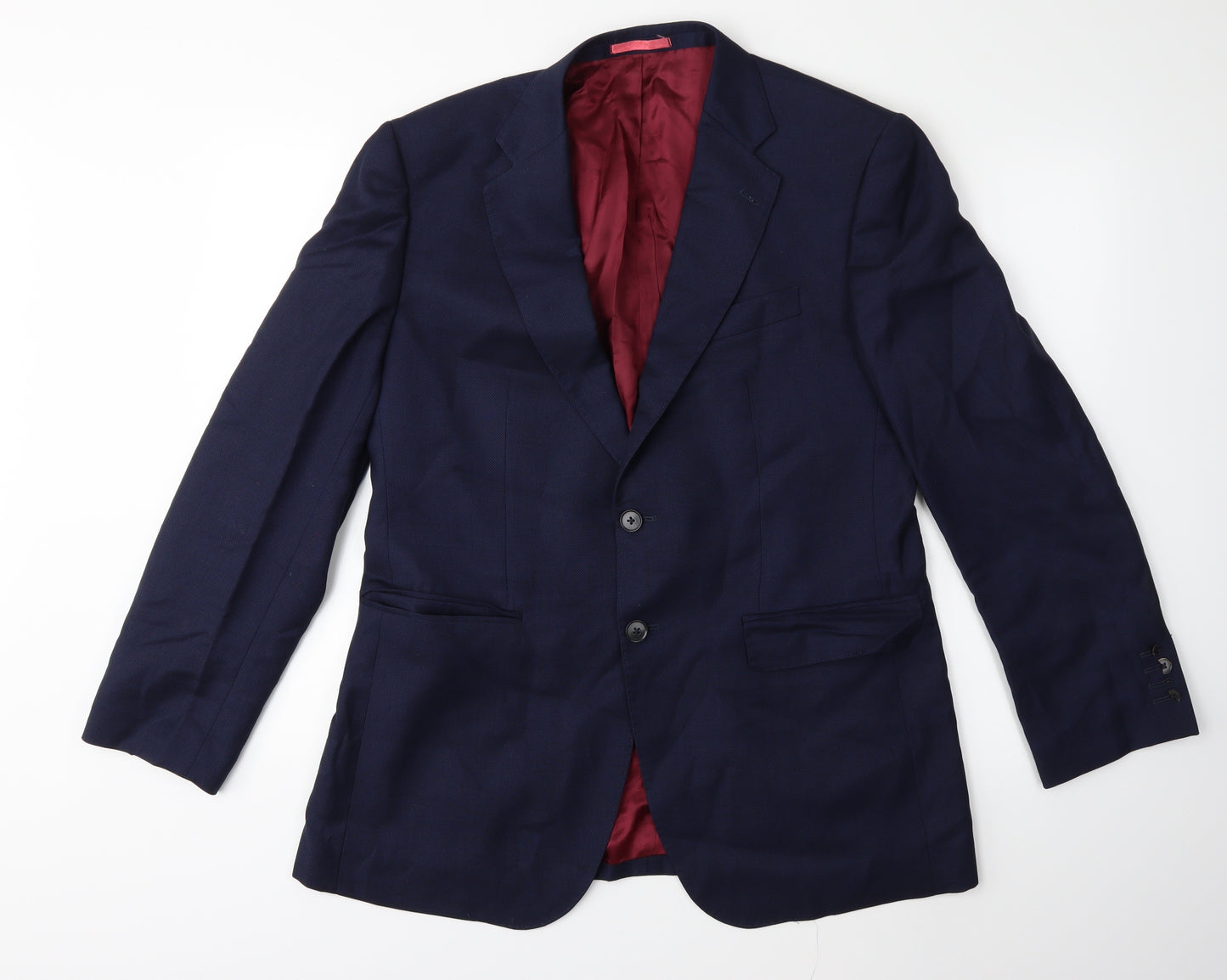 Charles Tyrwhitt Mens Blue   Jacket Suit Jacket Size 40