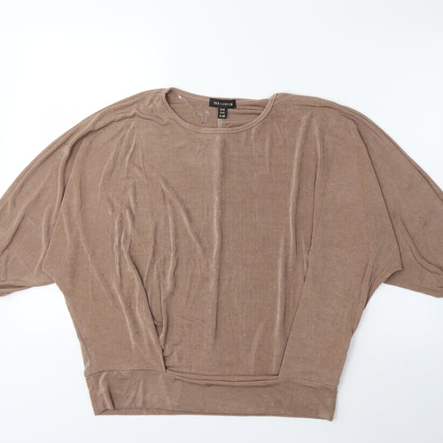 QED London Womens Brown   Basic Blouse Size M