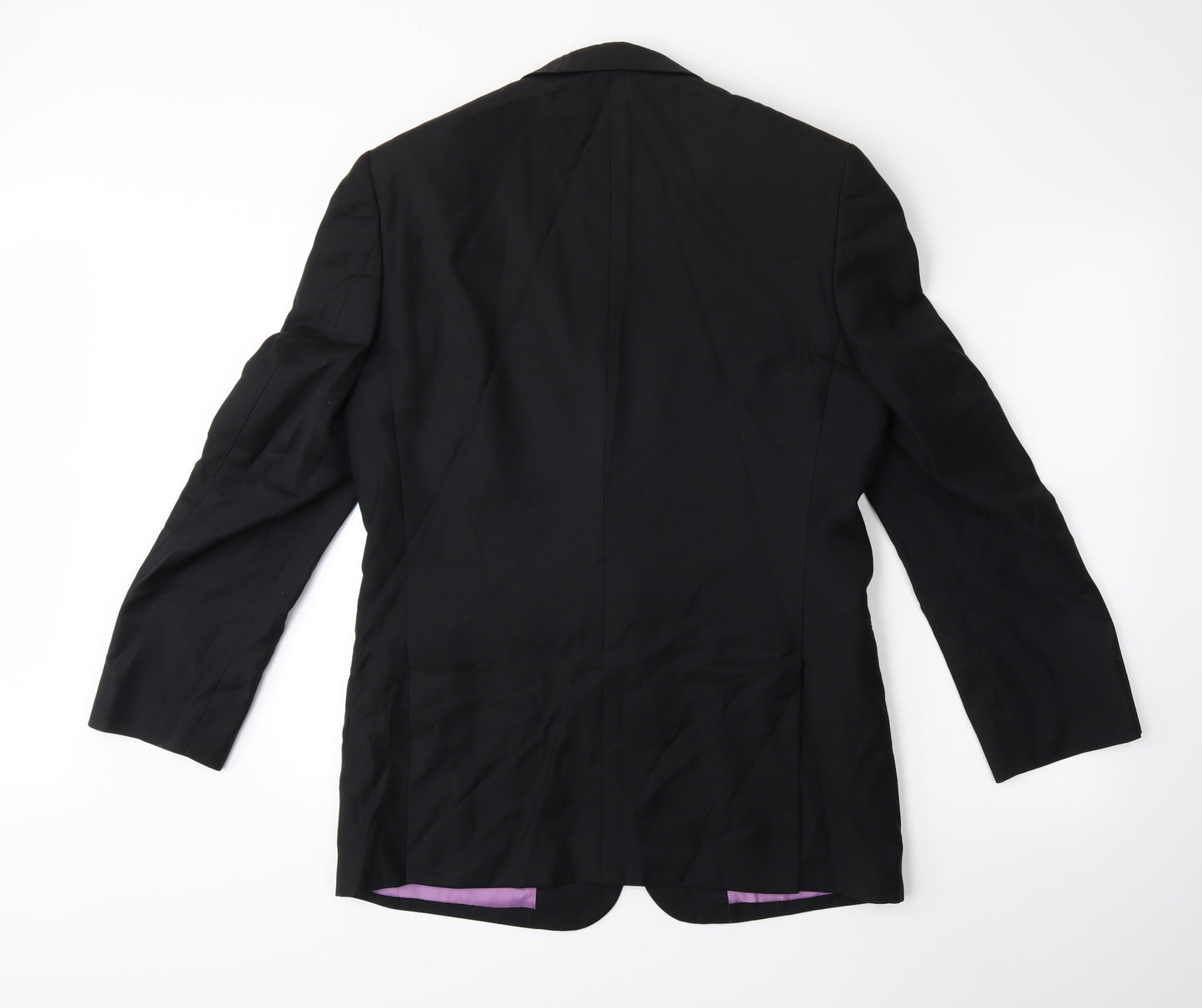 Charles Tyrwhitt Mens Black   Jacket Suit Jacket Size 40