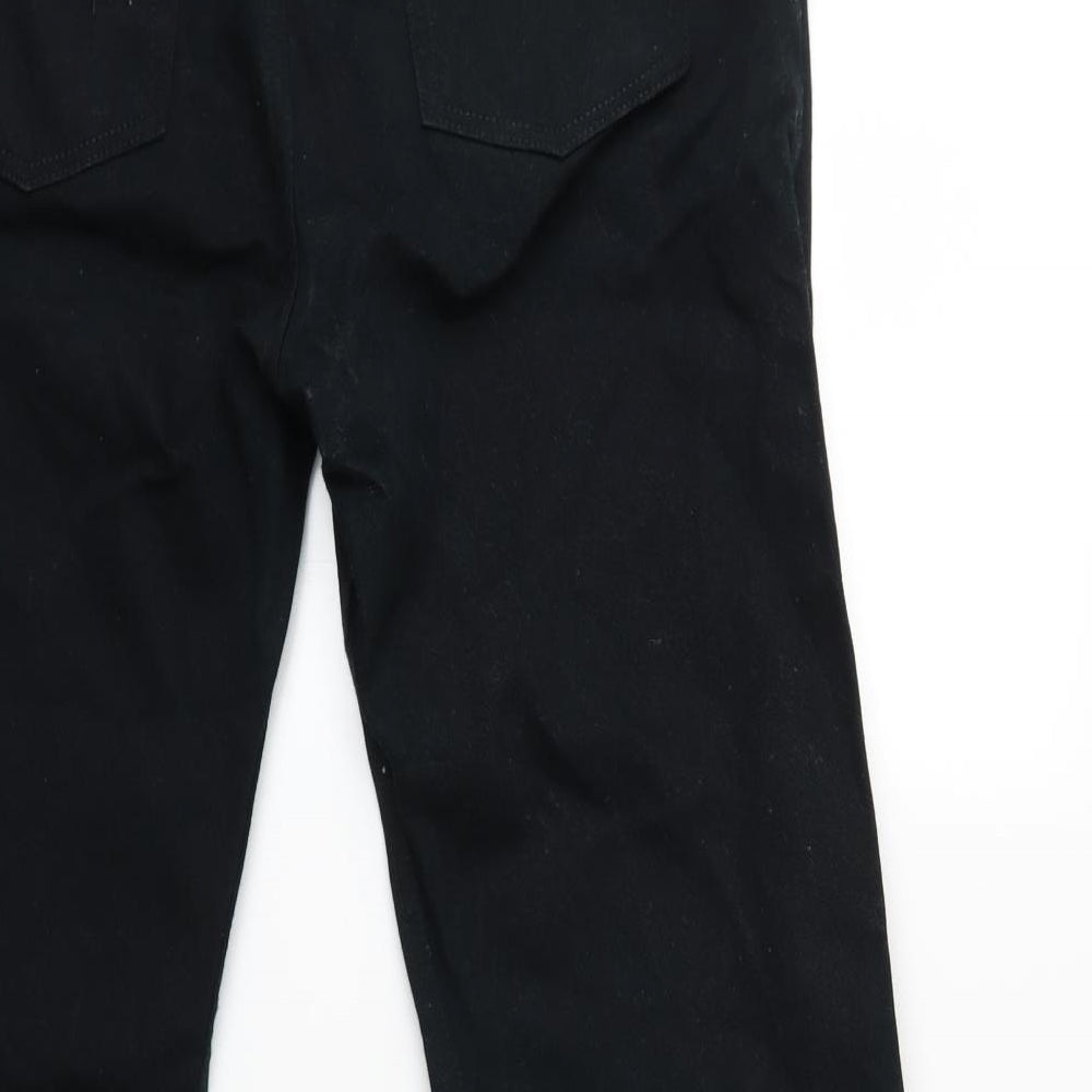 Marks and Spencer Mens Black  Denim Straight Jeans Size 36 in L31 in