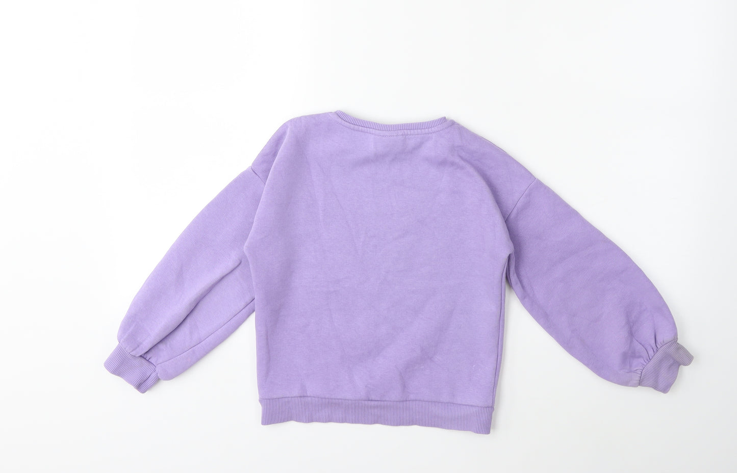 Matalan Girls Purple   Pullover Sweatshirt Size 7 Years
