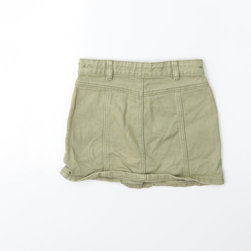 George Girls Green  Denim Mini Skirt Size 6-7 Years