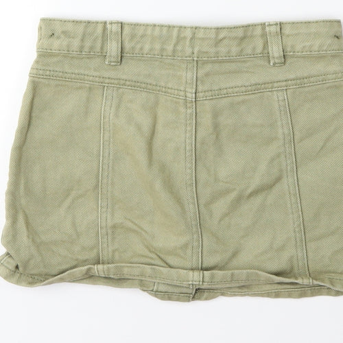 George Girls Green  Denim Mini Skirt Size 6-7 Years