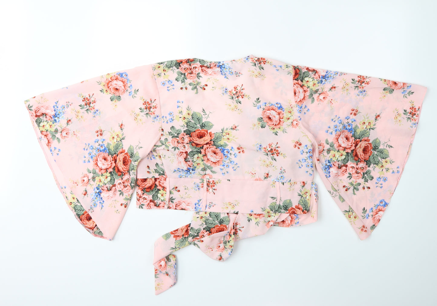 Primark Womens Pink Floral  Basic Blouse Size 12