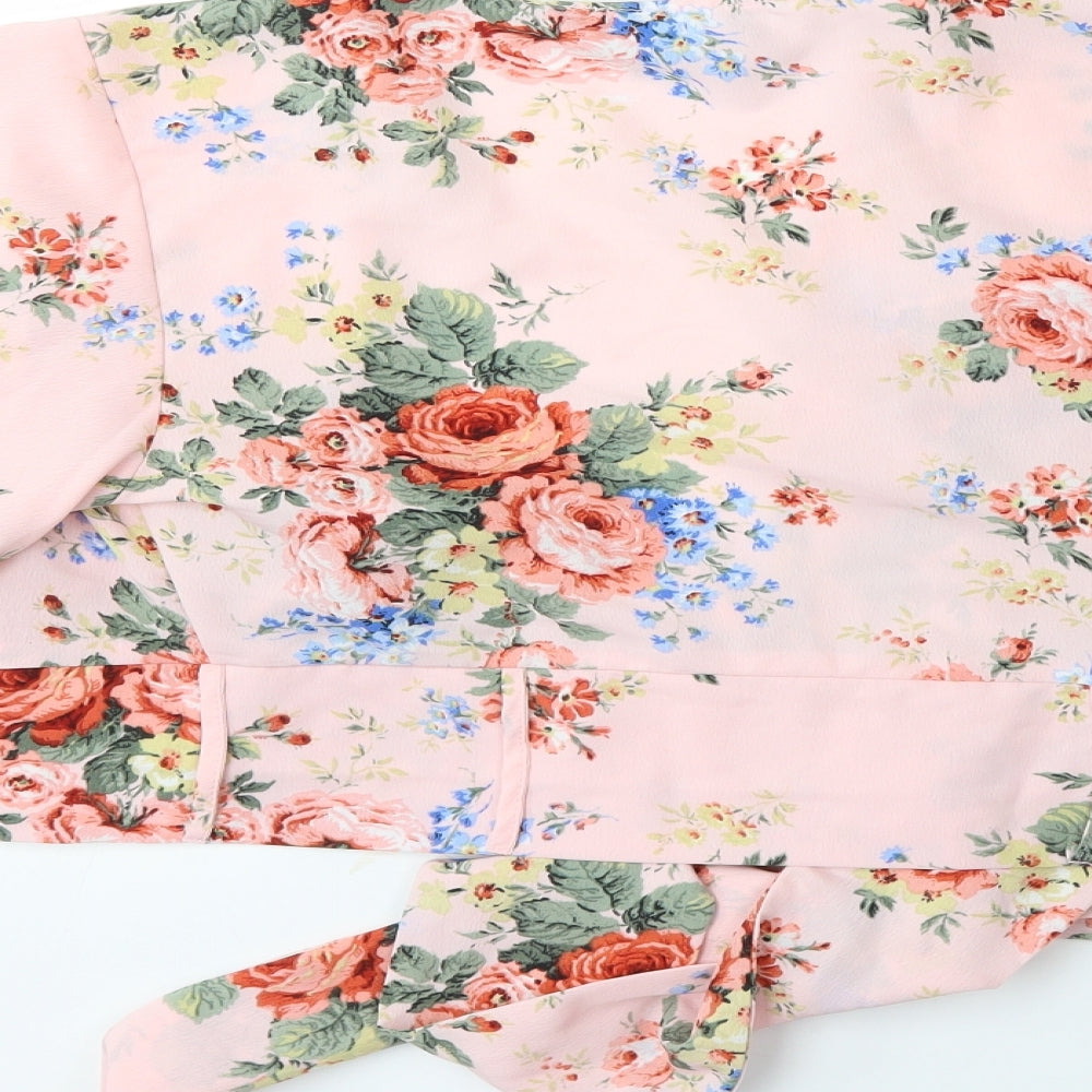 Primark Womens Pink Floral  Basic Blouse Size 12
