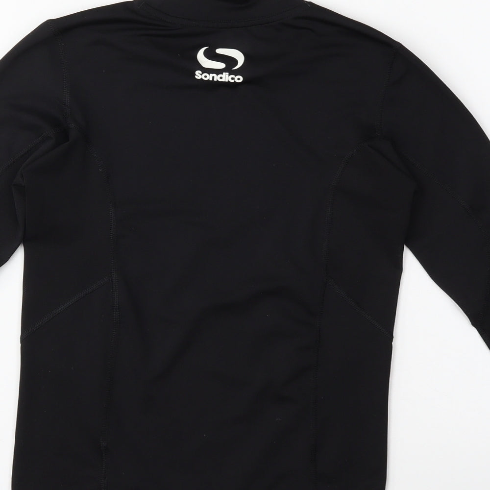 Sondico Boys Black   Basic T-Shirt Size 11-12 Years