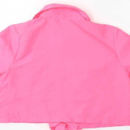 Rising international Womens Pink   Basic Button-Up Size S