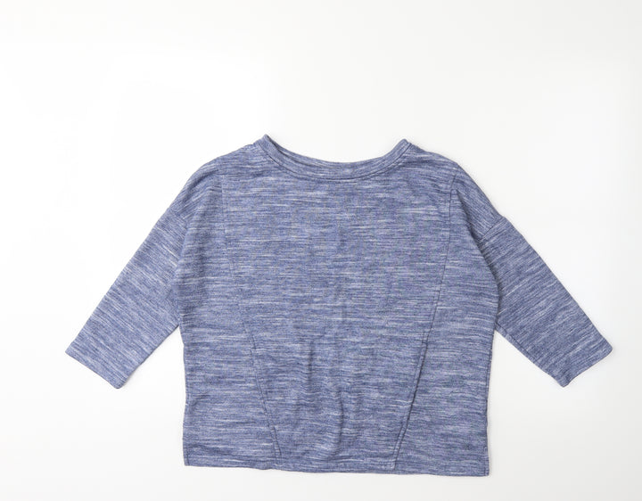 F&F Womens Blue Pullover Sweatshirt Size 8