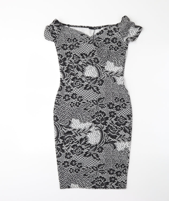 Preworn Womens Grey   Bodycon  Size S