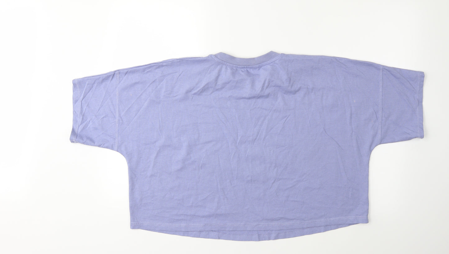 George Womens Purple   Basic T-Shirt Size 16