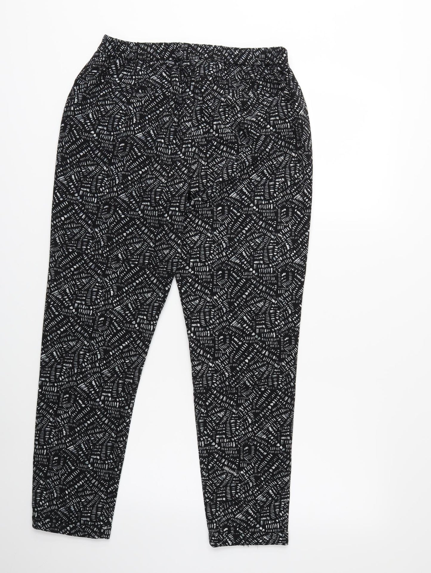 M&Co Womens Beige   Trousers  Size 12 L28 in