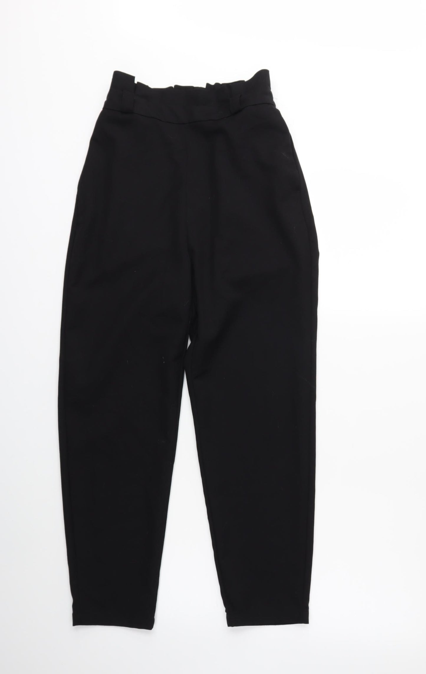 H&M Womens Black   Trousers  Size 6 L26 in