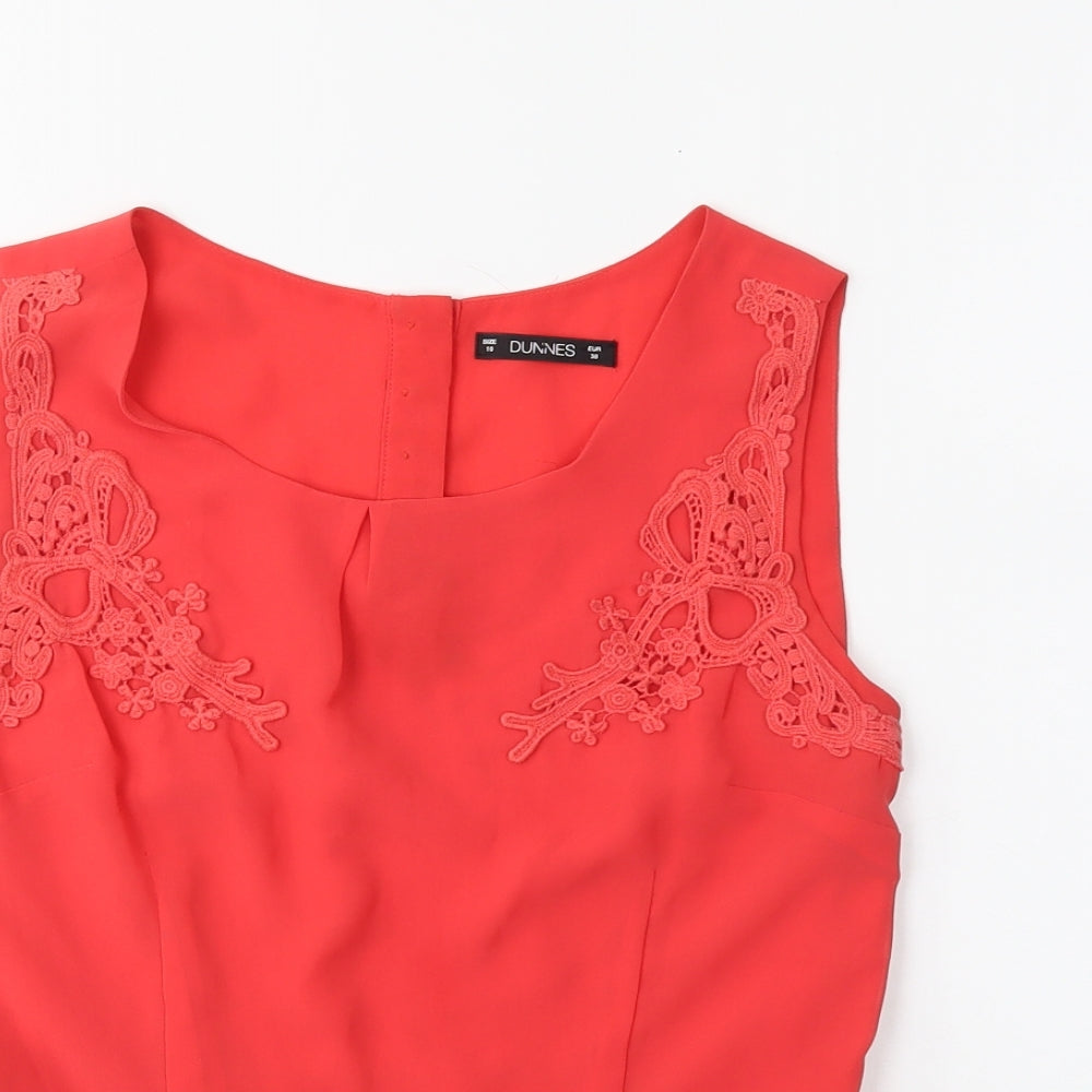 DUNNES Womens Orange   Basic Blouse Size 10