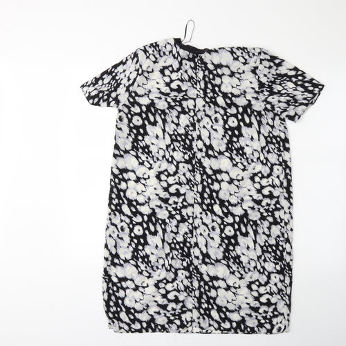 F&F Womens Black Floral  Shift  Size 12