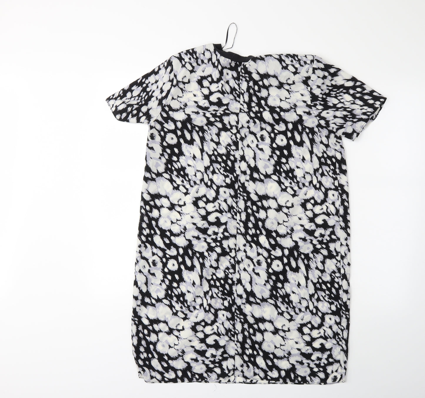 F&F Womens Black Floral  Shift  Size 12