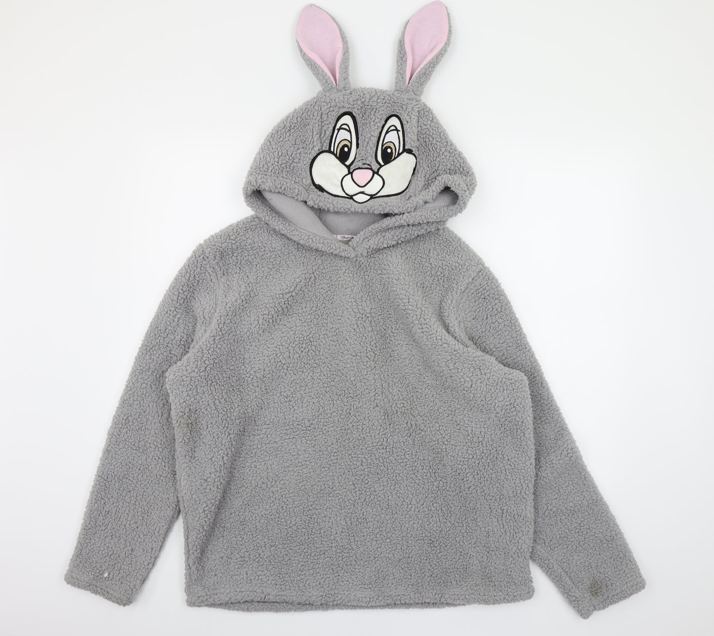 Disney Womens Grey  Fleece Top Pyjama Top Size 16  - Thumper
