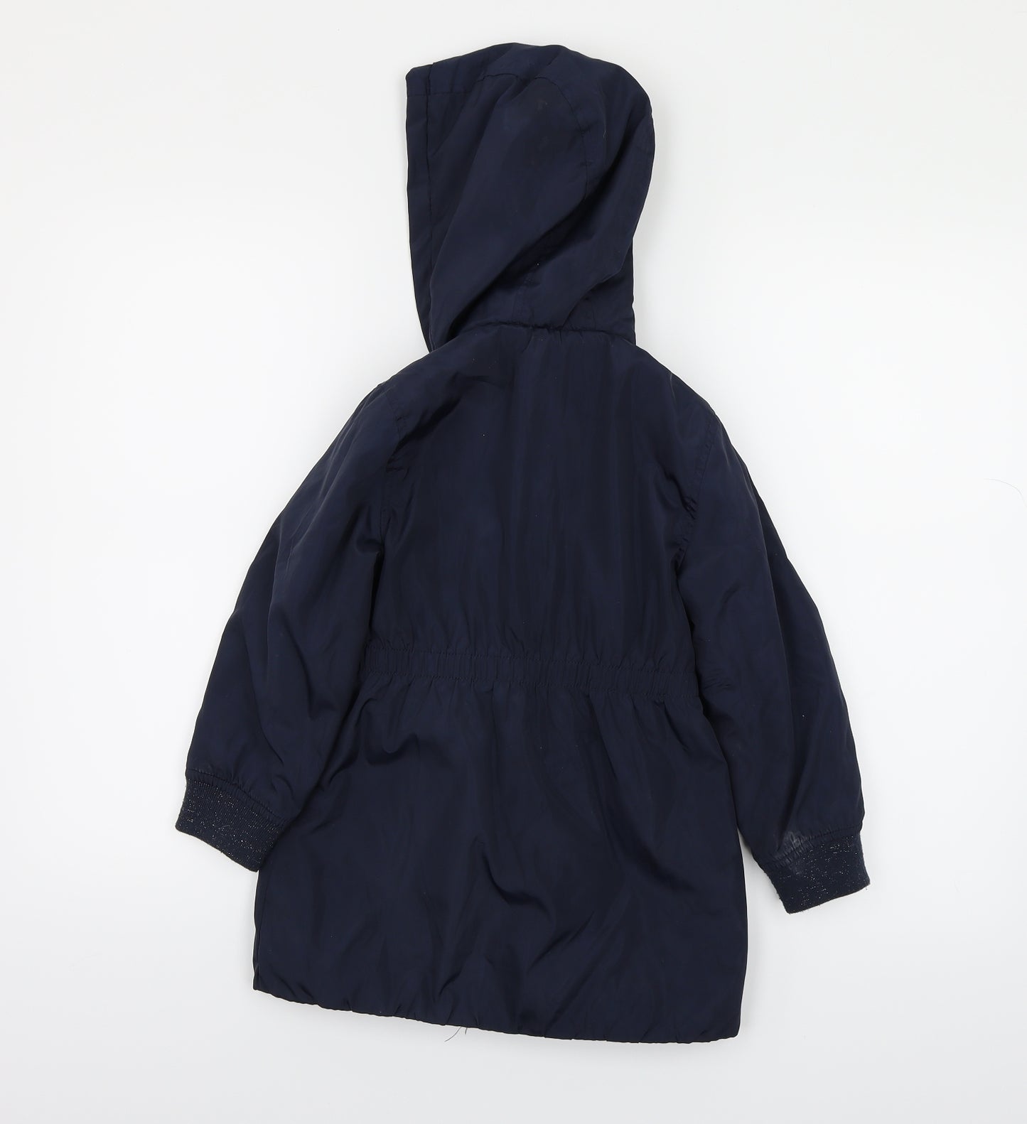 Jasper Conran Girls Blue   Parka Coat Size 5-6 Years