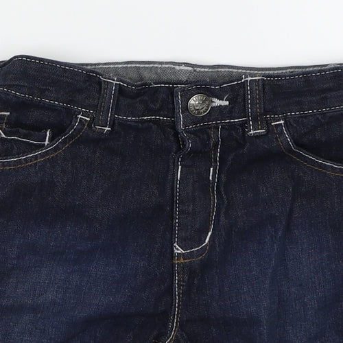 George Girls Black  Denim Mom Shorts Size 3-4 Years