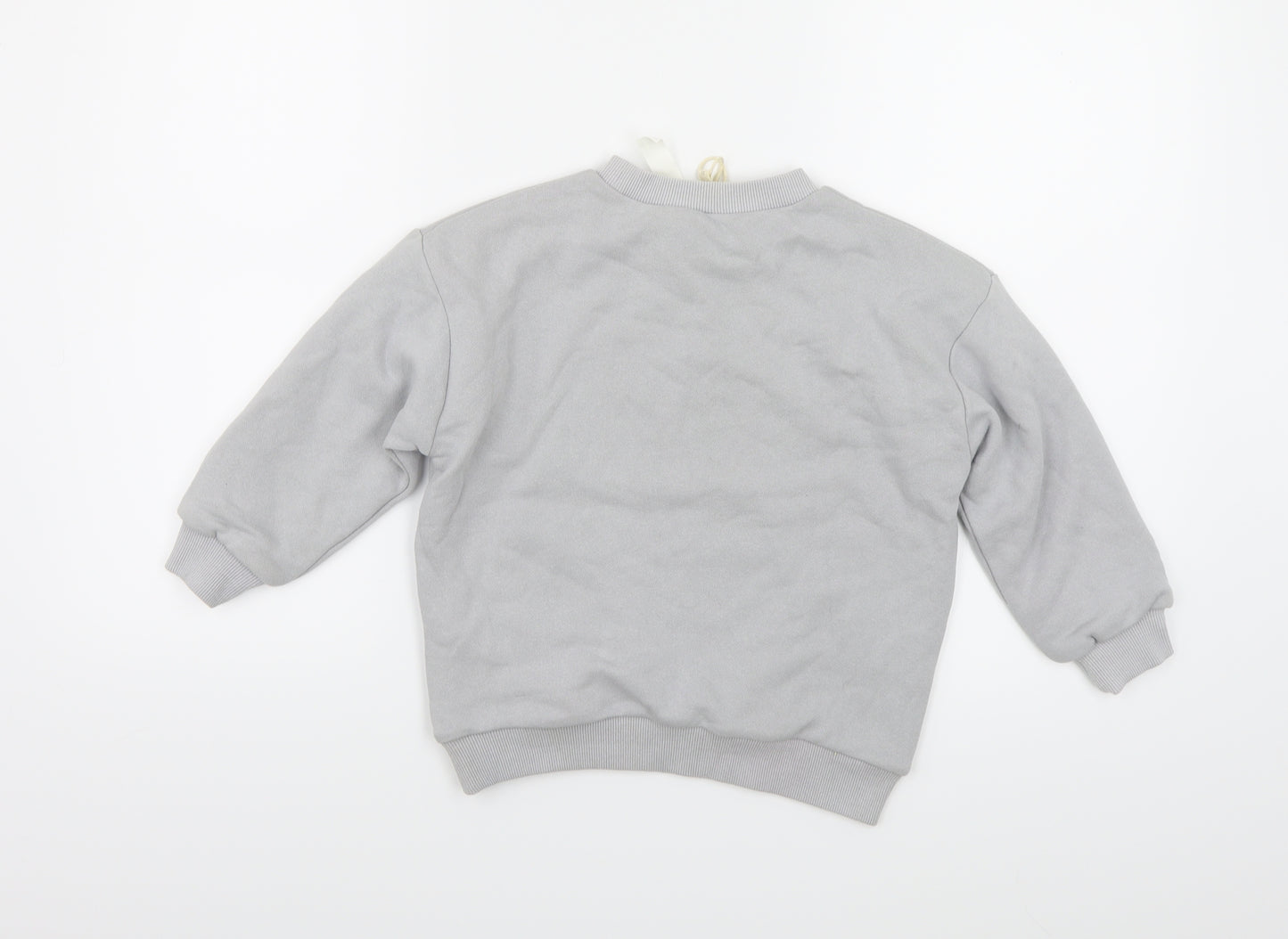 XXBY Girls Grey   Pullover Sweatshirt Size 11 Years