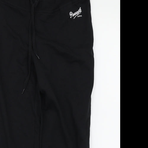Pineapple Womens Black  Jersey Jogger Trousers Size L L21 in