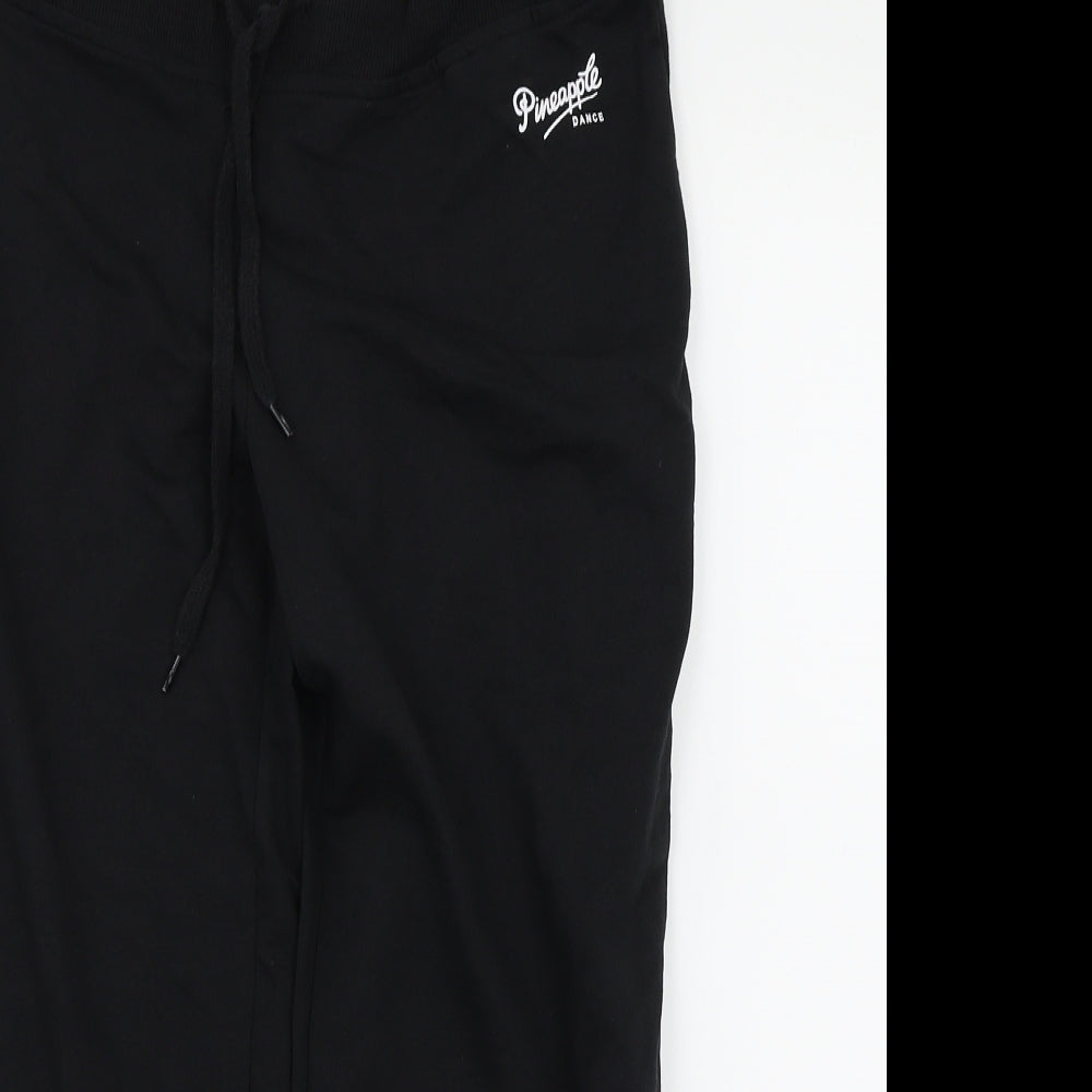 Pineapple Womens Black  Jersey Jogger Trousers Size L L21 in