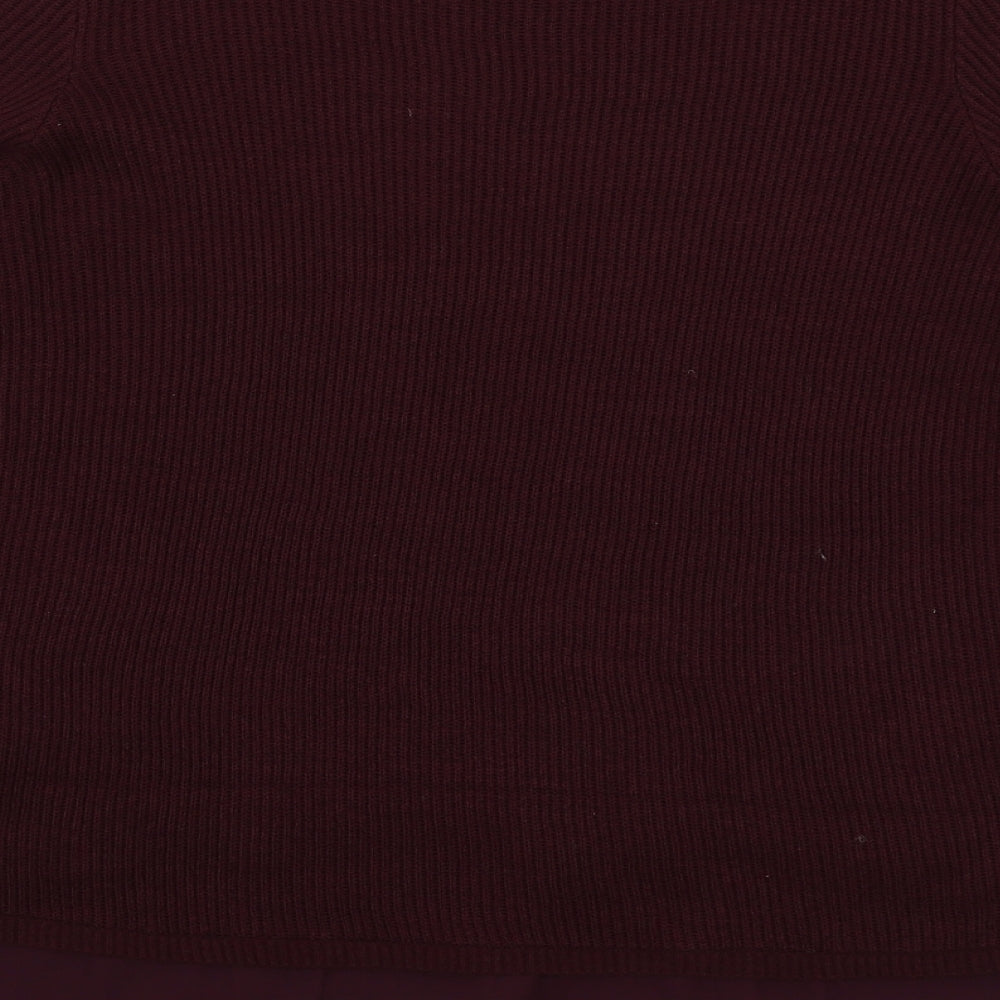 Dorothy Perkins Womens Purple  Knit Pullover Jumper Size 14