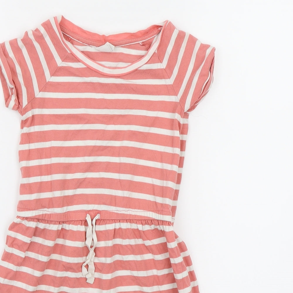 Gap Girls Pink Striped Jersey Shift  Size 5 Years