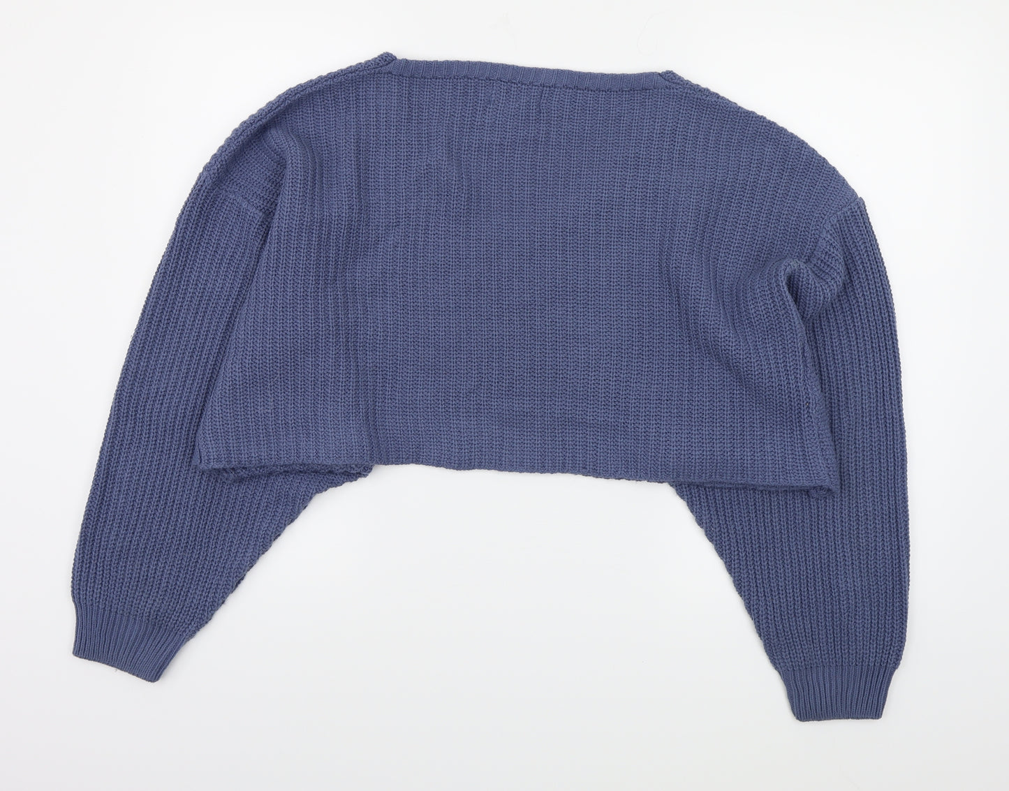 In the Style Womens Blue  Knit Pullover Jumper Size 10
