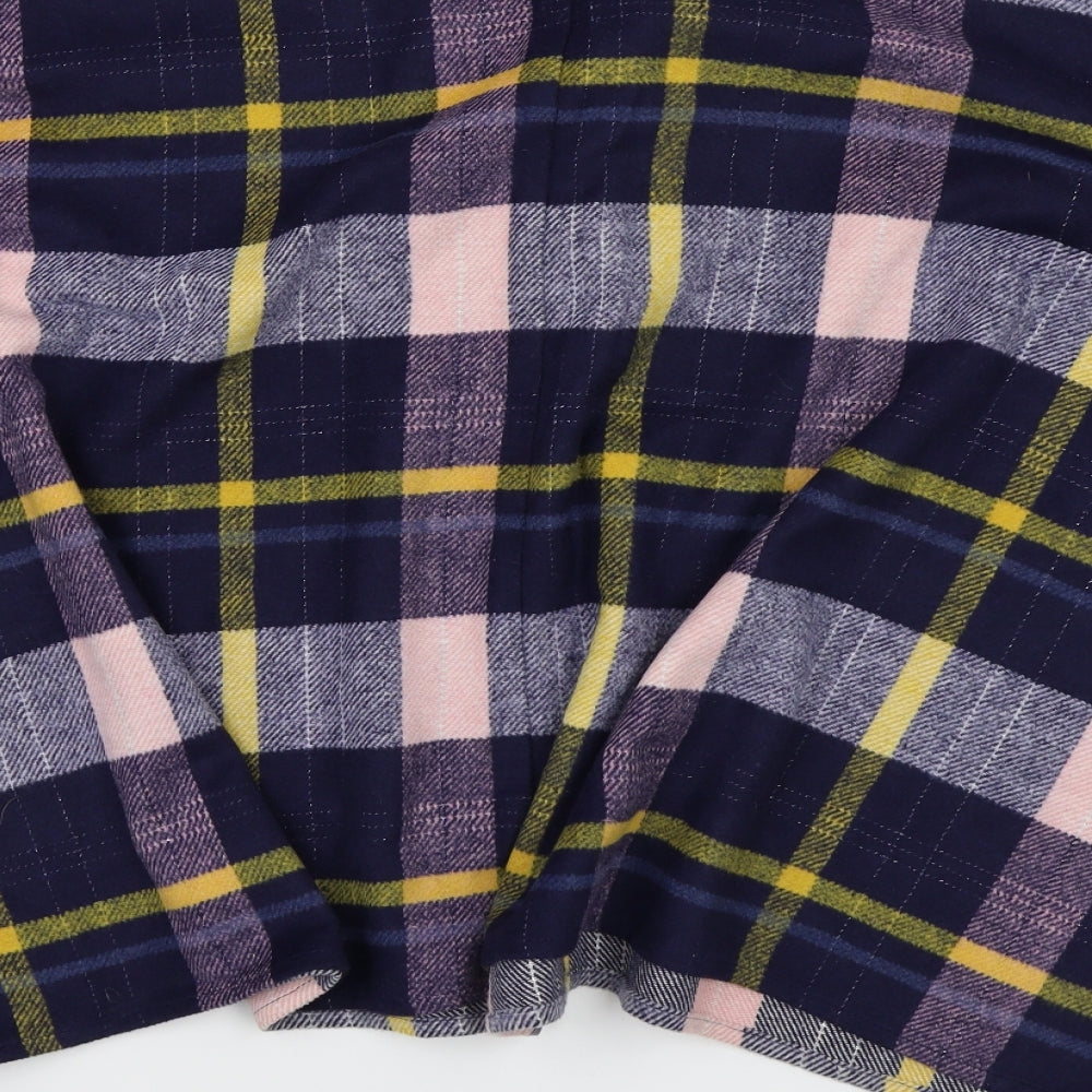 Morrison's Womens Blue Plaid  Jacket  Size 12