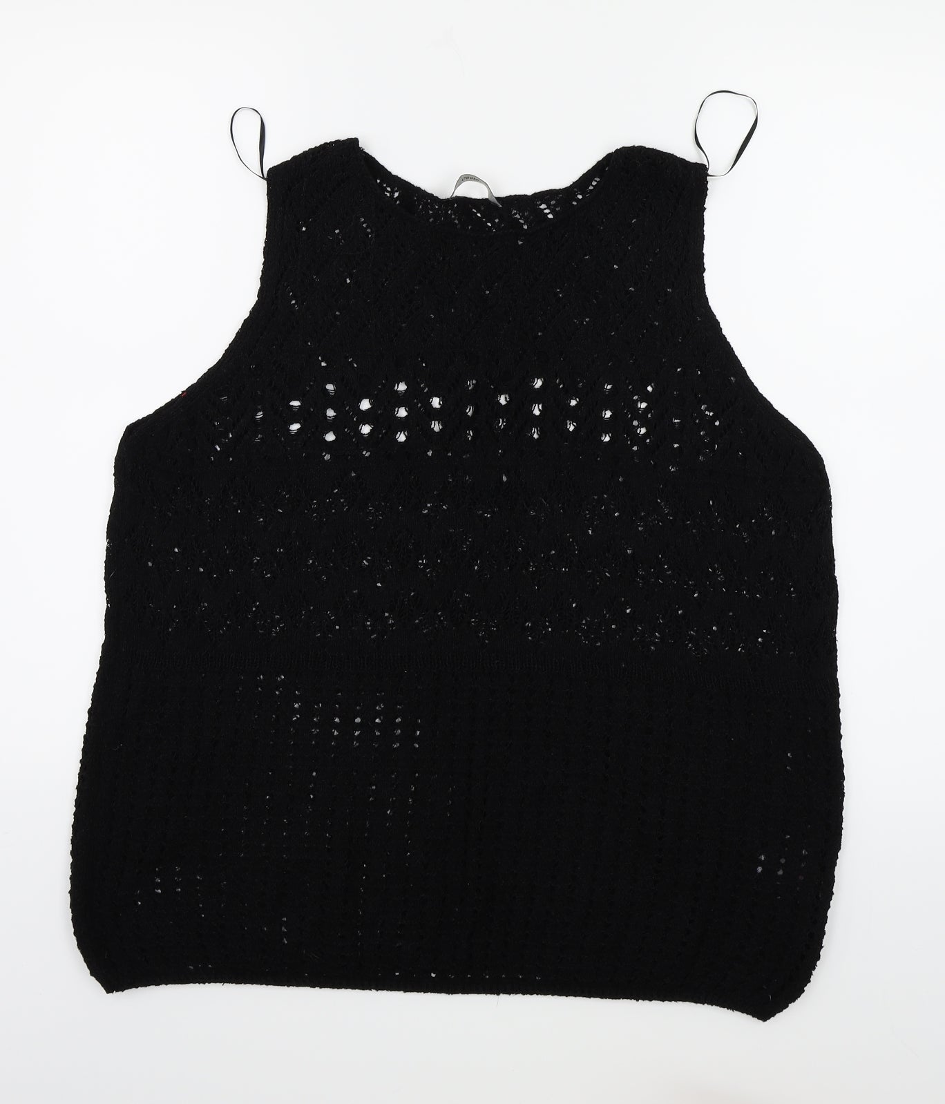 George Womens Black  Knit Pullover Jumper Size L