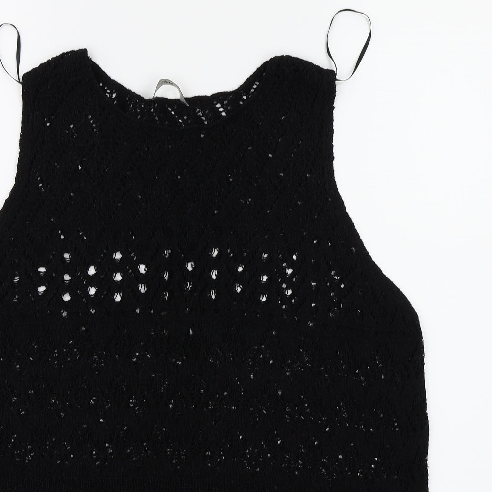 George Womens Black  Knit Pullover Jumper Size L
