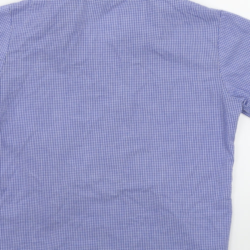 Banner Girls Black Check  Basic Button-Up Size 11-12 Years