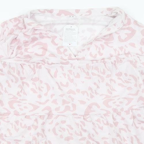BM Womens Pink   Basic Blouse Size XL