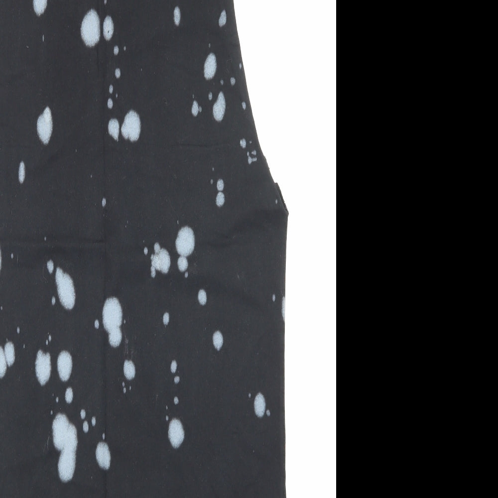 Primark Mens Black Polka Dot   Button-Up Size S