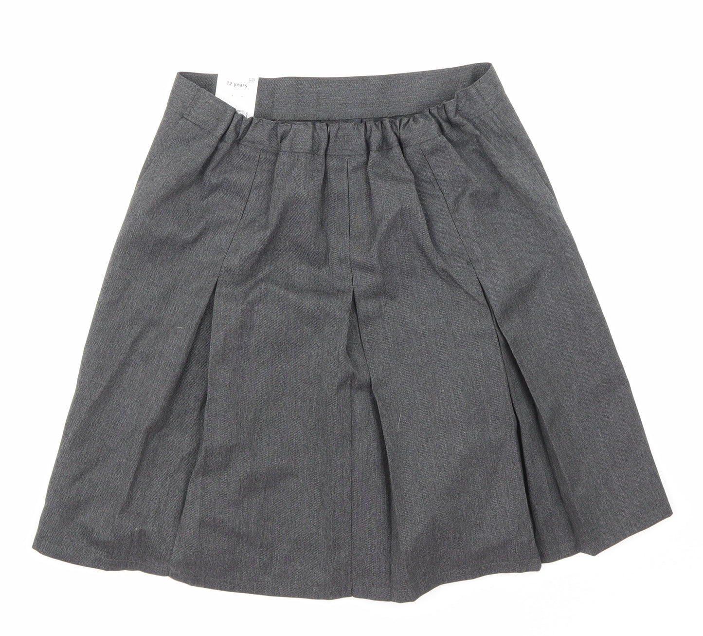 F&F Girls Grey   Skater Skirt Size 12 Years