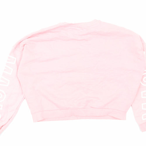 Primark Girls Pink   Pullover Sweatshirt Size 10-11 Years