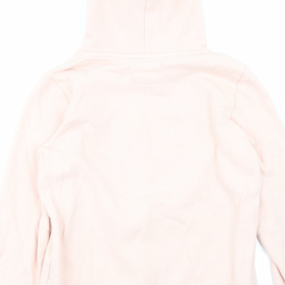 Super dry Womens Pink   Pullover Hoodie Size M