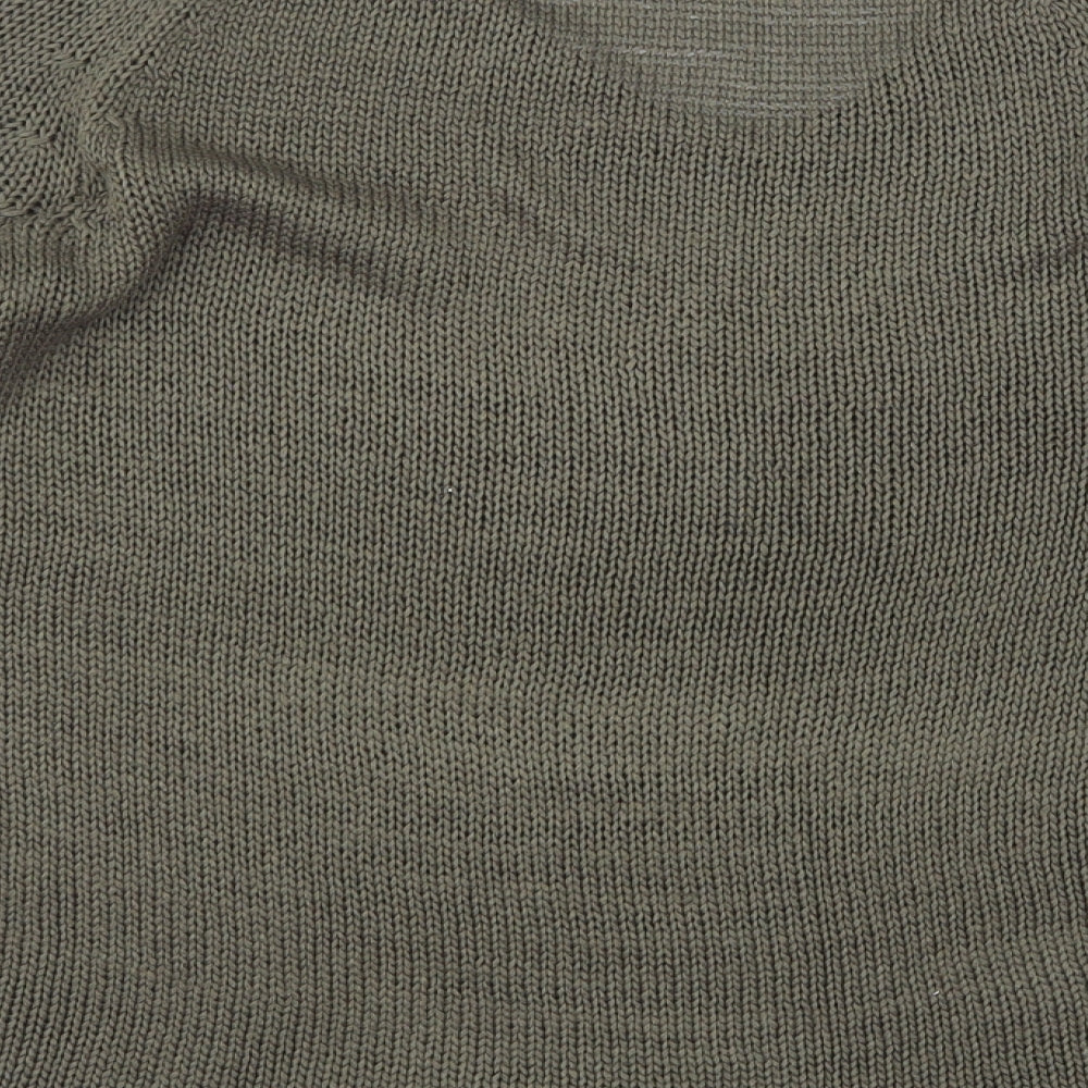 H&M Womens Green   Pullover Jumper One Size