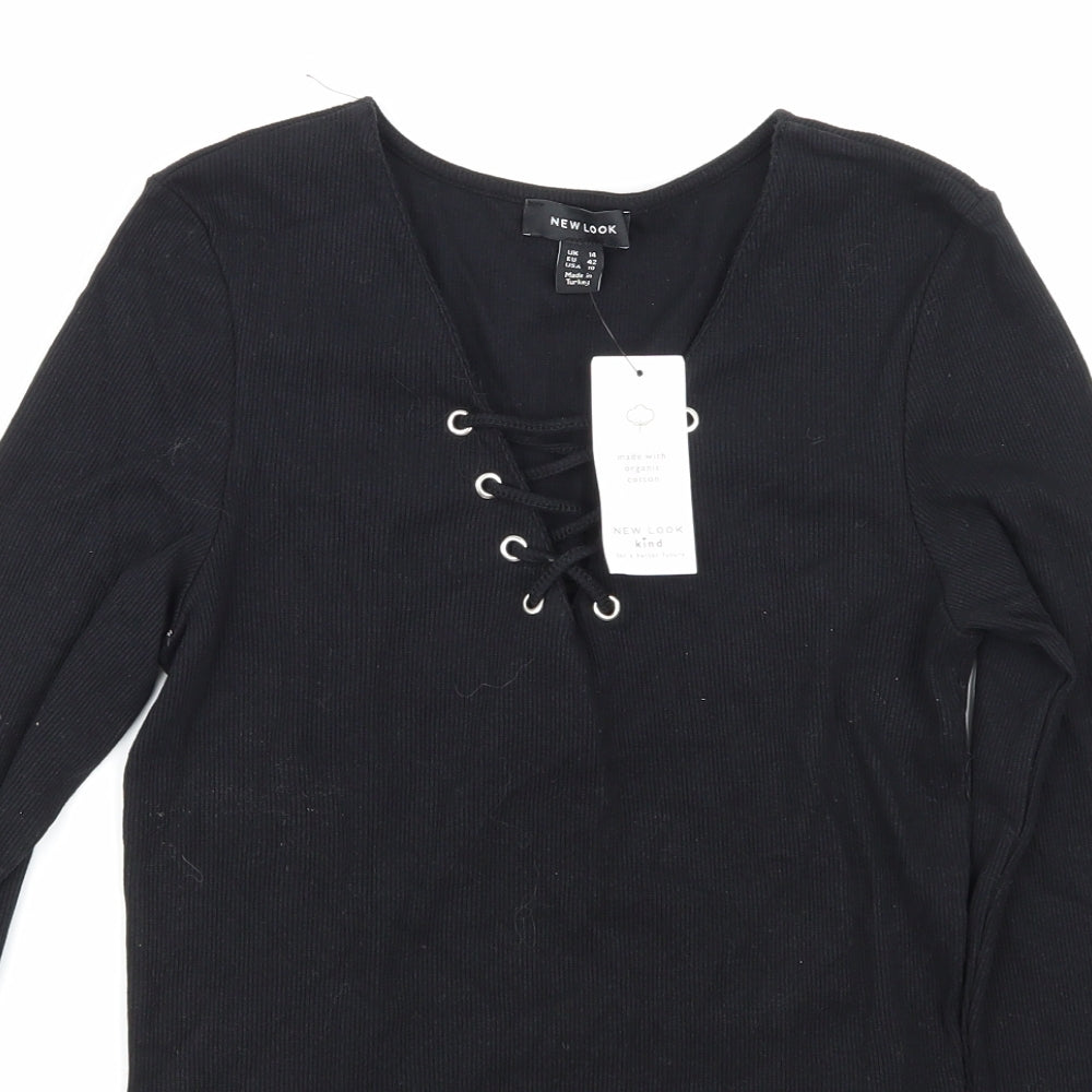 newlook Womens Black   Basic T-Shirt Size 14