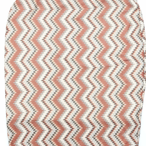 TU Womens Brown Argyle/Diamond Lace Straight & Pencil Skirt Size 16