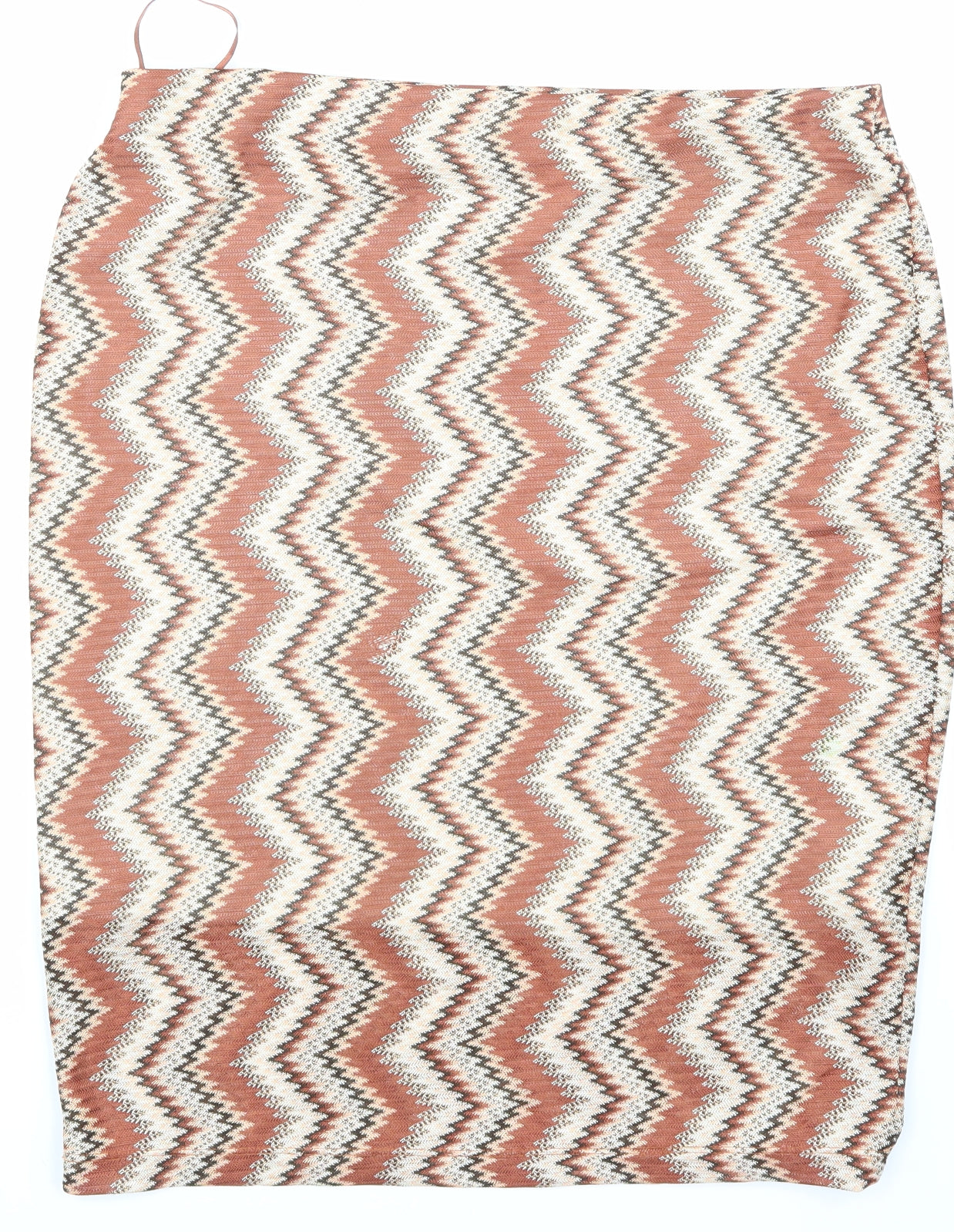 TU Womens Brown Argyle/Diamond Lace Straight & Pencil Skirt Size 16
