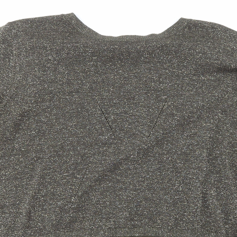 Oasis Womens Gold   Basic Blouse Size L