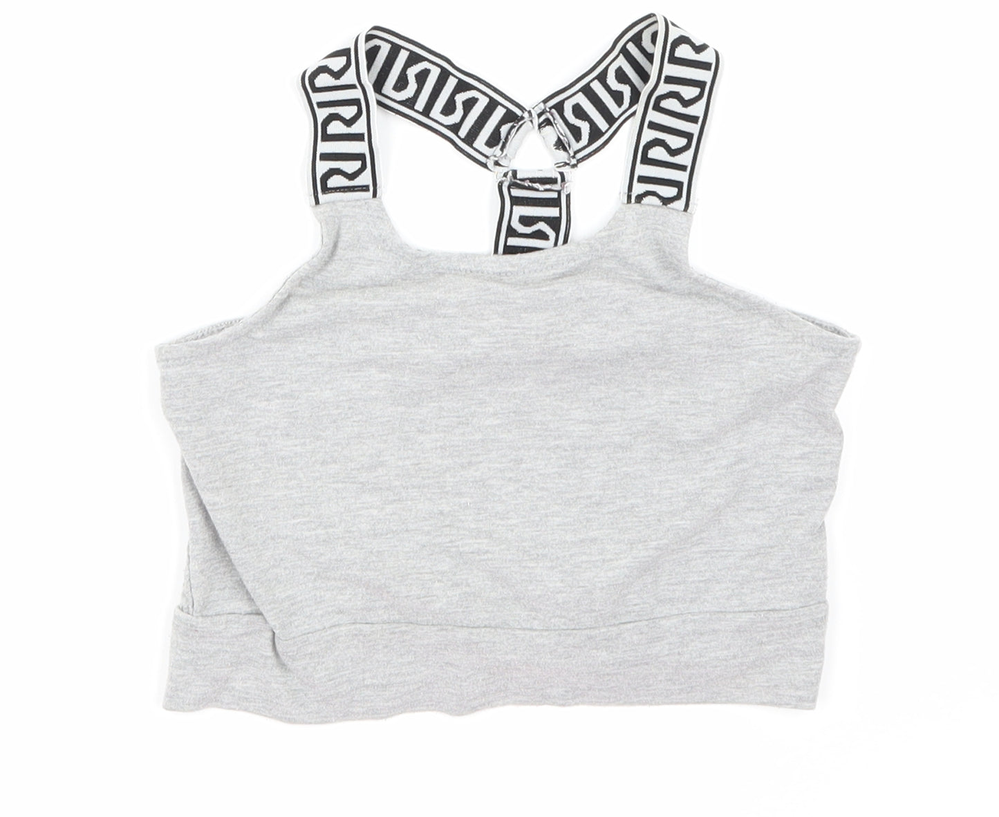 Riverisland Girls Grey   Basic Tank Size 9-10 Years