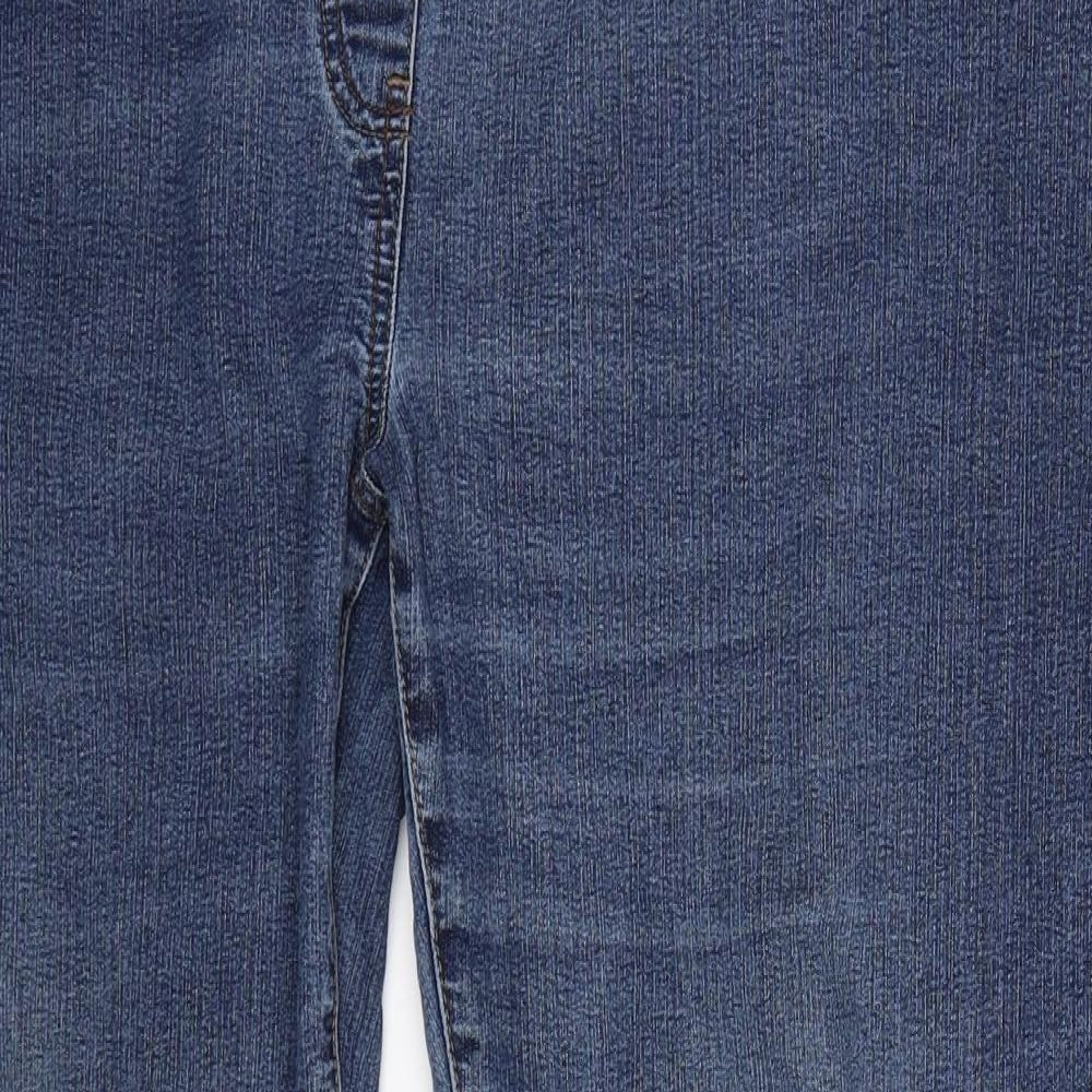 Yours Womens Blue  Denim Jegging Jeans Size 22 L29 in