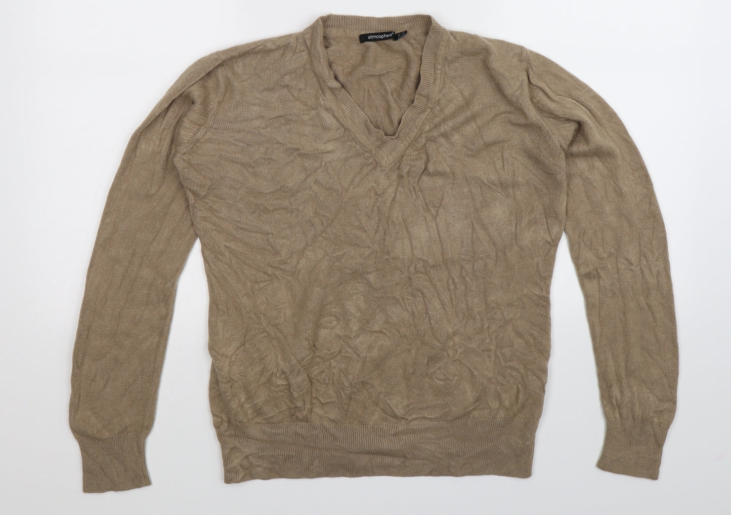 Atmosphere Womens Grey  Knit Pullover Jumper Size 18